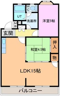 ロイヤルコーポ桂【3階】の間取り
