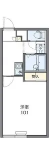 レオパレス室工【1階】の間取り