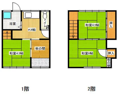福岡県北九州市門司区東門司2丁目【一戸建】の間取り
