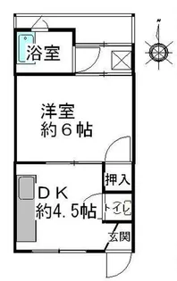 真如堂マンション【1階】の間取り