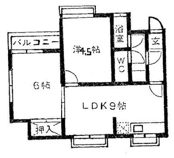 レジデンス高取【1階】の間取り