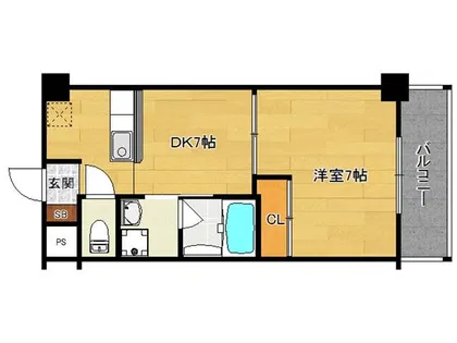AQUA HILLS (アクアヒルズ)【5階】の間取り