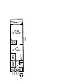 サンシャイン谷野【201号室】の間取り