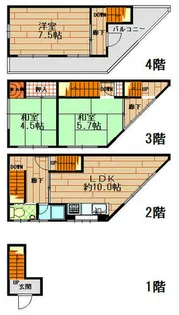 幸楽園ビル【2階】の間取り