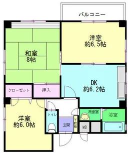 FTハイツ立花【301号室】の間取り