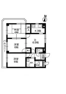 コートスミュー【3階】の間取り