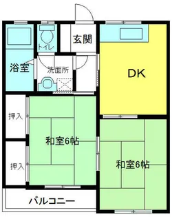 グリーンハイツ清水【301号室】の間取り