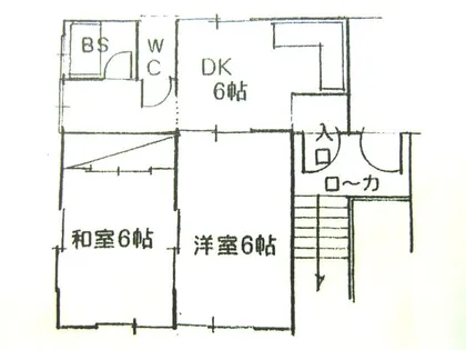 和歌山県和歌山市直川【アパート】の間取り
