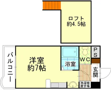 サンシティ千防【7階】の間取り