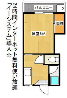 ライフステージ1番館【2階】の間取り