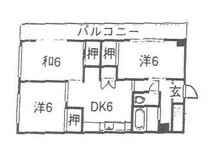 医生ケ丘ビル【3階】の間取り