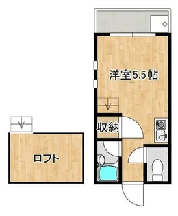 シャルム小郡【102号室】の間取り