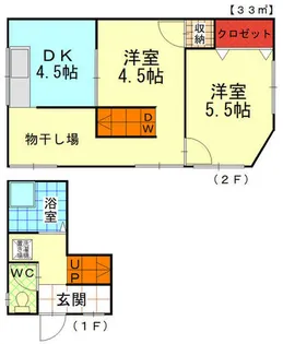 厳原アパート【2階】の間取り