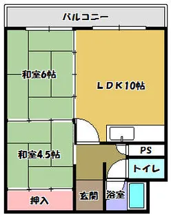 母恋ハイツ【302号室】の間取り