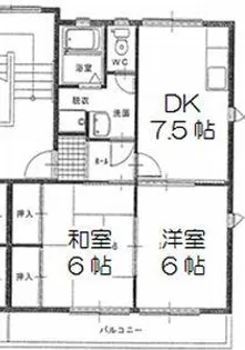セレニティー八王子【2階】の間取り