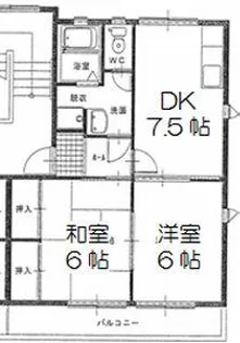 セレニティー八王子【2階】の間取り