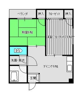 富士ビル【302号室】の間取り
