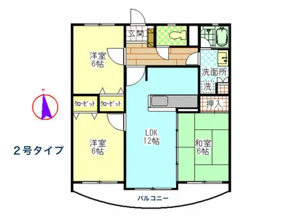 ドリームリマⅡ【2階】の間取り