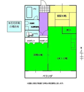 ルベルアジュ【202号室】の間取り