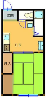 ハイツヒサノ【1階】の間取り
