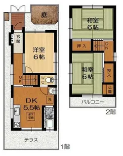 兵庫県神戸市須磨区妙法寺字津江田【一戸建】の間取り