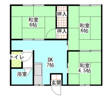 SKハイツ【2階】の間取り