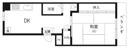 ベクヴェーム本山【4階】の間取り