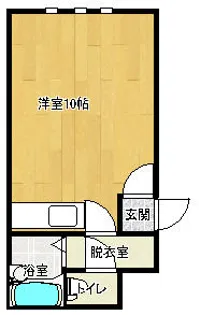 本町サンハイツ【201号室】の間取り