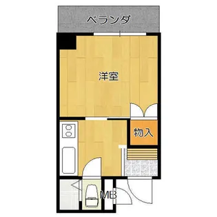 中村マンション【5階】の間取り