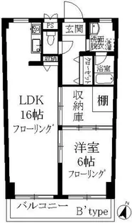 ANNEX住乃江【501号室】の間取り