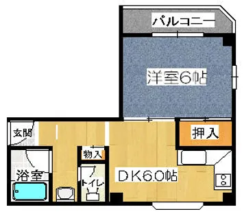 エクセレンス千里山【1階】の間取り