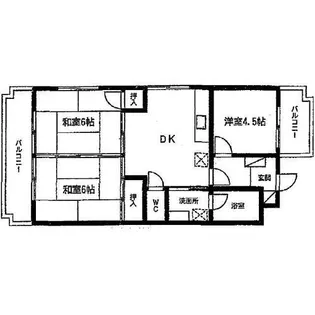 シャトレ穴生Ⅴ【501号室】の間取り