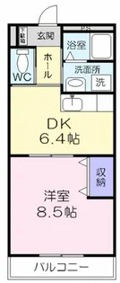 愛知県豊橋市牟呂町字内田【アパート】の間取り
