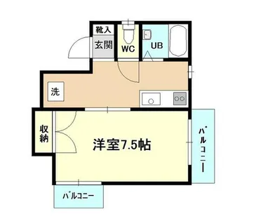 クレッシェンドⅡ【301号室】の間取り