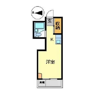 ヴィラカレッジウエスト【307号室】の間取り
