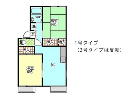 メゾン・ド・プレジール 1〜5棟【2階】の間取り