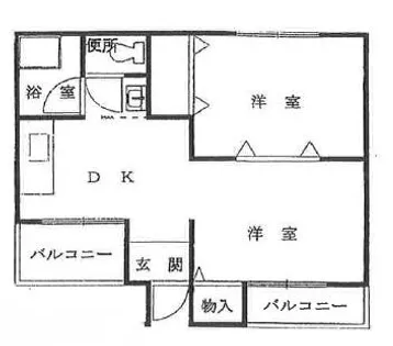 fメゾン内山【301号室】の間取り