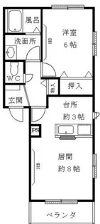 エクセレント御影【302号室】の間取り