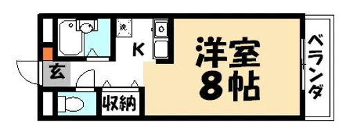 EAST WING【1階】の間取り