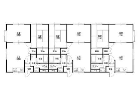 新大谷アパート【1階】の間取り