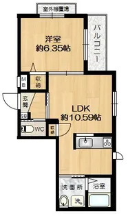 シャーメゾン切戸【2階】の間取り