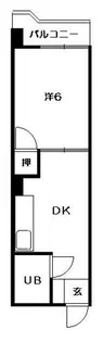 ラックユニティハピネス【403号室】の間取り