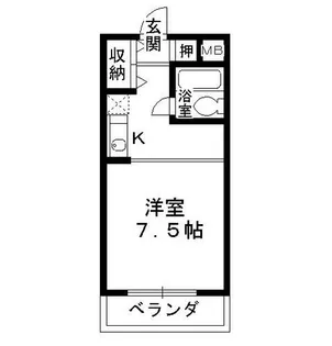 ラピーヌ久米田【305号室】の間取り