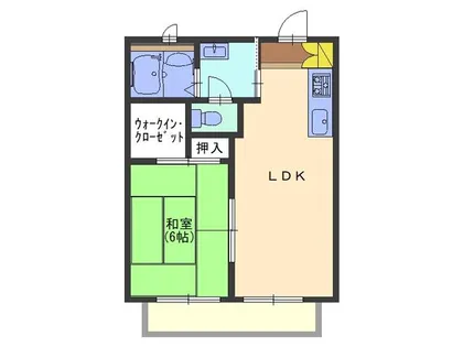 兵庫県丹波市氷上町石生【アパート】の間取り