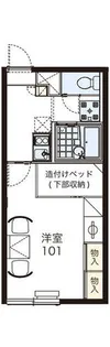 レオパレスJ&K【2階】の間取り