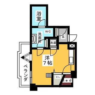 SK BUILDING-5【5階】の間取り