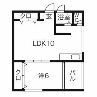 松風園ハウス【7階】の間取り