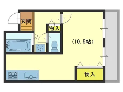 マスターズエル松之浜582【3階】の間取り