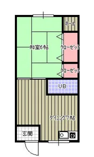 大阪府大阪市西淀川区出来島1丁目【アパート】の間取り