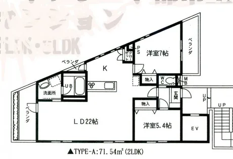 ADVANCE LIFE【201号室】の間取り